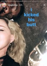 Фото с мероприятия появились в Snapchat и Instagram Мадонны