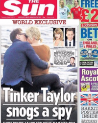 Фотографы запечатлели певицу целующуюся с актером Томом Хиддлстоном