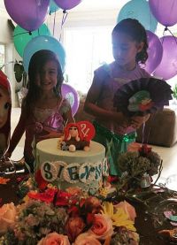 В понедельник Лима отпраздновала день рождения своей 4-летней дочери