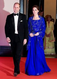 Принц Уильям и Кейт Миддлтон на торжественном ужине с деятелями Болливуда