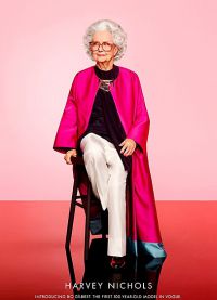 Бо Гилберт - первая столетняя модель на страницах Vogue