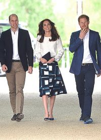 Принц Уильям, Кейт Миддлтон и принц Гарри посетили Олимпийский парк