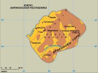 Теятеяненг на карте Лесото