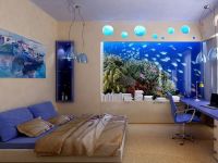 9. Дизайн комнаты с аквариумом