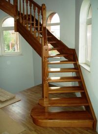 лестницы маршевые деревянные 4
