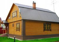 Обшивка деревянного дома блок хаус -3
