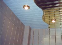 Пластиковый реечный потолок для ванной 1