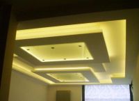 Стеклянный потолок с подсветкой 2
