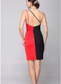 Черно-красное платье 6 