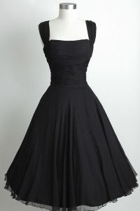 Черное коктейльное платье 4