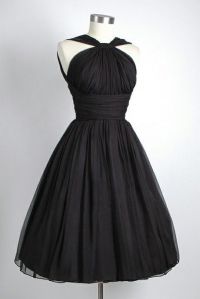 Черное коктейльное платье 5