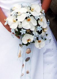 Свадебный букет из орхидей 2