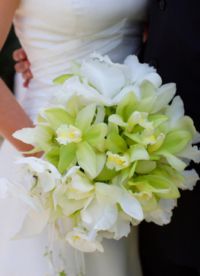 Свадебный букет из орхидей 3