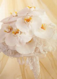 Свадебный букет из орхидей 6