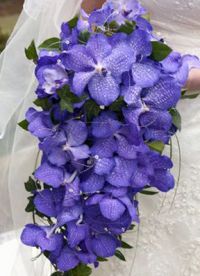 Свадебный букет из орхидей 9
