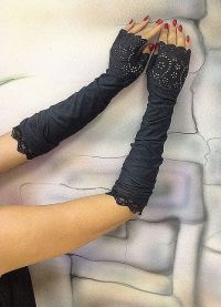 Кружевные перчатки 1