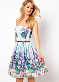 Платье с цветочным принтом 6