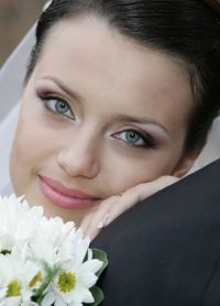 Свадебный макияж для голубых глаз 7