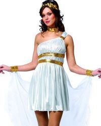 Короткие платья в греческом стиле 3