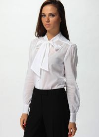 красивые белые блузки 7