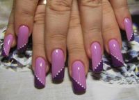 фиолетовые ногти 12