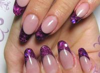 фиолетовые ногти 4