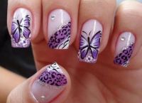 фиолетовые ногти 5