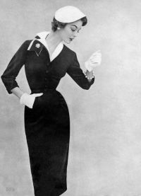 Мода 50 х годов фото платья и прически фото