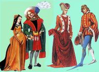 Мода средневековья 5