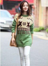 свитер с оленями 4
