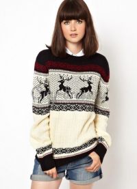 свитер с оленями 6