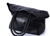 женская кожаная сумка мешок 4