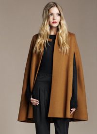 женское пальто с пелериной 9