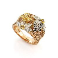 золотое кольцо с бриллиантом 4