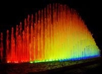 Лазерное шоу в парке фонтанов