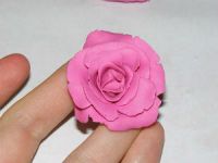 лепка розы из пластилина 3