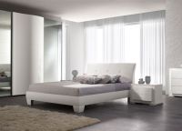 Мебель для спальни белый глянец8