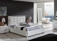 Мебель для спальни белый глянец9