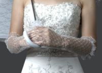 Свадебные перчатки 6