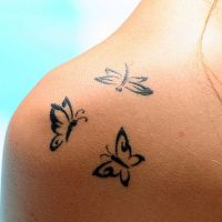 женские татуировки на плече 5
