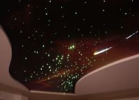 Натяжной потолок «звездное небо»3