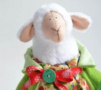 новогодняя овечка своими руками
