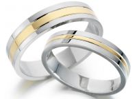 обручальные кольца парные из серебра 2