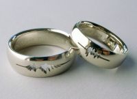обручальные кольца парные из серебра 4