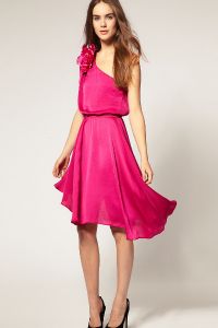 платье ярко розовое 2