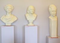 Слева направо король Людвиг II Баварский, Вагнер и Ф. Ницше
