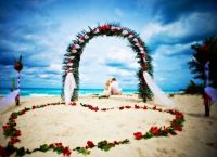 свадебная фотосессия на пляже идеи 1