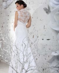 свадебное платье с прозрачным корсетом 7