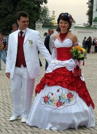 Свадебные платья в украинском стиле 4
