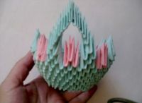 модульное оригами корзинка мастер класс12